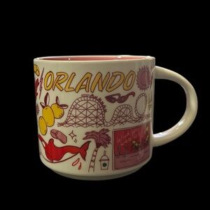 Starbucks Orlando Been There Series 14oz Souvenir Mug - Red and White 2021